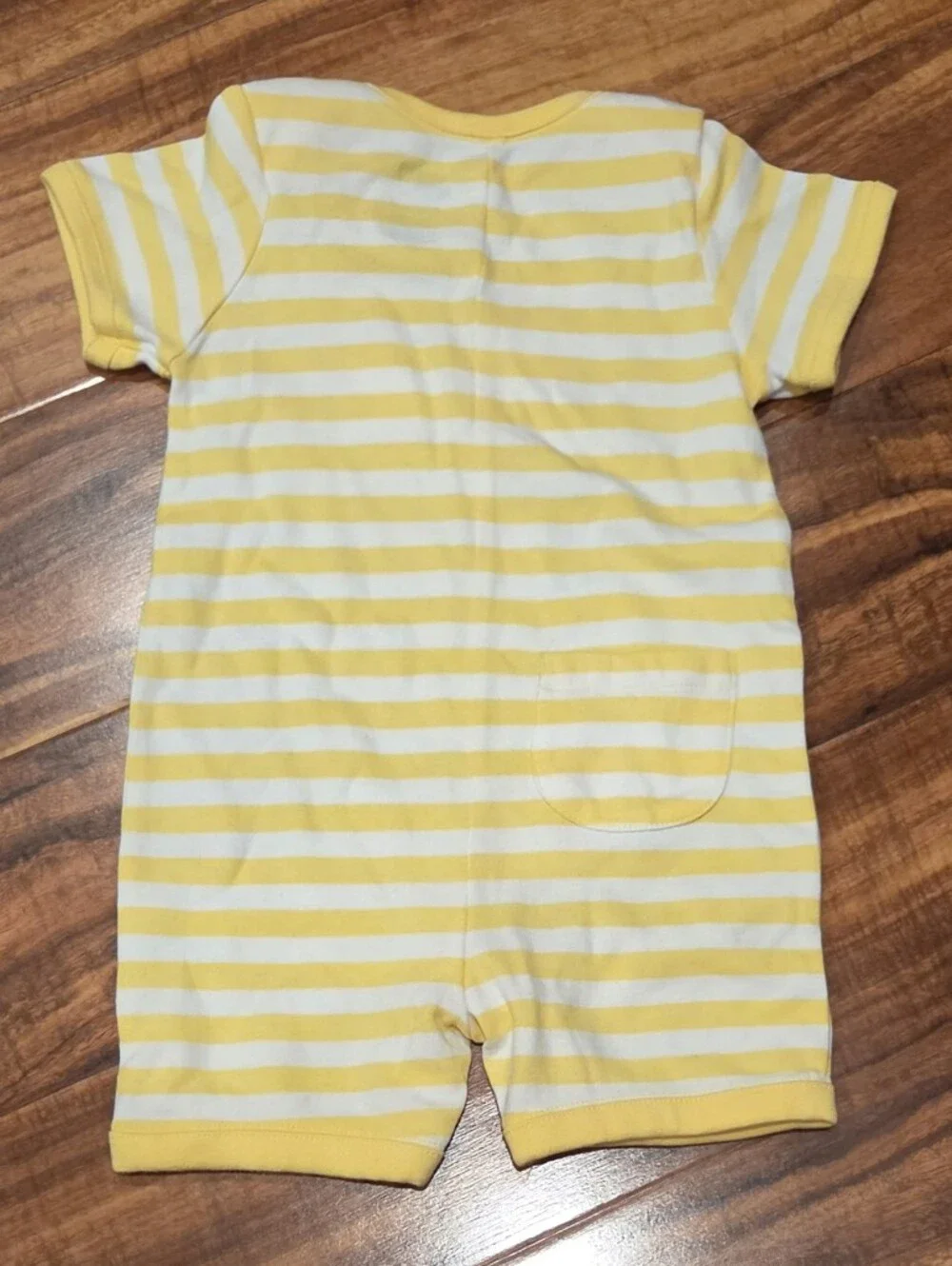 Gymboree NWT 6-12 Months Yellow Striped Crab Romper and Leggings